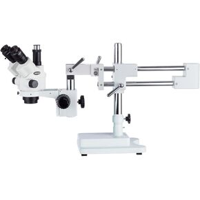 AmScope SM-4NTPY 90X Simul-Focal Stereo Lockable Zoom Microscope on Dual in Saudi Arabia