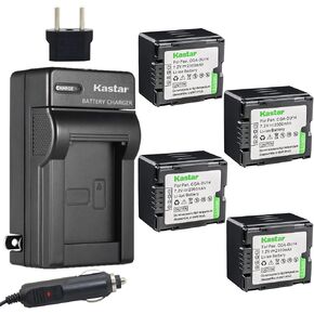 Kastar Travel Charger Replacement for Panasonic CGA-DU14 CGA-DU21 NV-GS500 GS508 MX500 PV-GS400 GS500 SDR-H280 VDR-M70 M74 M75 M95 M250 Hitachi DZ-BP21SJ DZ-BP14S DZ-BP14SW in Kuwait