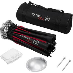 Fotodiox EZ-Pro DLX 24" Collapsible Beauty Dish & Softbox Combination with Bowens Insert & Grid - Silver Reflective Interior & Plate with Double Diffusion in Saudi Arabia