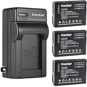 Kastar DMW-BCG10 AC Wall Battery Charger Replacement for Panasonic Lumix DMC-ZR3, ZS1, ZS3, ZS5, ZS6, ZS7, ZS8, ZS9 in Kuwait