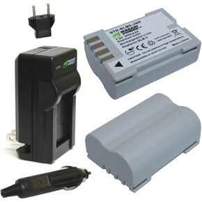 Wasabi Power Battery (2-Pack) and Charger for Olympus BLM-5, PS-BLM5, BLM-1, BLM-01, PS-BLM1 and Olympus E-5, E-3, E-1, C-5060, C-7070, C-8080, E-30, E-520, EVOLT E-300, E-330, E-500, E-510 in Saudi Arabia