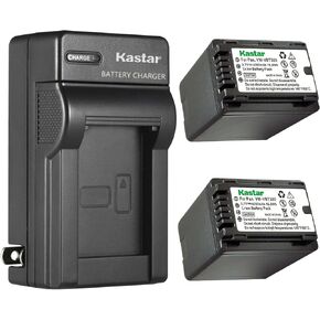 Kastar 1-Pack Battery and AC Wall Charger Replacement for Panasonic HC-V160K, HC-V160GK, HC-V180, HC-V180K, HC-V180GK, HC-V201, HC-V201K, HC-V210, HC-V210M, HC-V210GK, HC-V210MGK, HC-V230M, HC-V250 in Kuwait