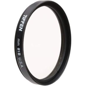Tiffen 52mm 81B Filter | 52mm 81B glass filter with single coating for color correction, landscape photography and flash balance in Saudi Arabia