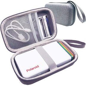 JCHPINE Hard Carrying Case for Polaroid Hi-Print 9046 Bluetooth Connected 2x3 Pocket Photo Printer, Travel Case Storage for Hi-Print and 2x3 Paper Cartridge (Multicolor)
