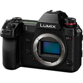 Panasonic LUMIX S1R Full Frame Mirrorless Camera with 47.3MP MOS High Resolution Sensor, 24-105mm F4 L-Mount S Series Lens, 4K HDR Video and 3.2" LCD - DC-S1RMK Black