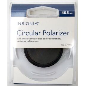 Insignia 40.5mm Circular Polarizer Camera Lens Filter NS-CP405 Vibrant Color in Kuwait