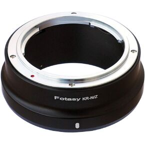 Fotasy Konica AR Lens to Nikkor Z Mount Adapter, KR Lense Z Adapter, KR Z Mount Adapter, Compatible with Nikon Z Mount Mirrorless Camera Z 30 Z 50 Z 5 Z 6 Z 7 Z 6II Z 7II z fc Z 9 in Kuwait