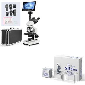 Vabiooth M003 Constant Temperature Trinocular with 50 Pcs Single Concave Microscope Slides in Kuwait