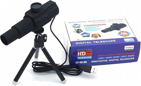 DAUERHAFT W110 تلسكوب رقمي USB ذكي، شاشة كاميرا أحادية تكبير 70X بدقة 2 ميجابكسل، 2 ميجابكسل، لمشاهدة المباريات الرياضية/الحفلات الموسيقية في الهواء الطلق/مراقبة منزلية ضد السرقة وما إلى ذلك in Saudi Arabia