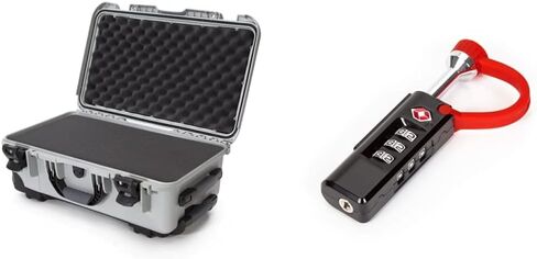 Nanuk 935 Waterproof Carry-On Hard Case with Lid Organizer and Padded Divider w/ Wheels - Black in Kuwait