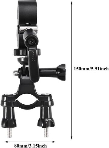 Action Camera Gimbal Stabilizer for Bike Outdoor Bicycle Handlebar Action Camera Gimbal Stabilizer Holder for Cycling Bikes Motorbikes in Saudi Arabia