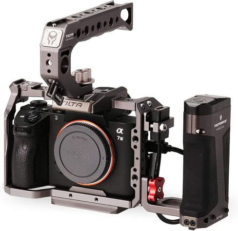 Tiltaing a7/a9 Series Kit B - Tilta Gray - متوافق مع كاميرات Sony a7 وa7 II وa7 III وa7S وa7S II وa7R وa7R II وa7R III وa9. in Saudi Arabia