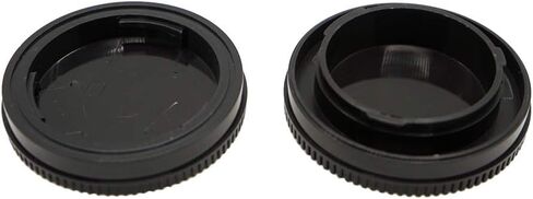 Camera Body Cap + Rear Lens Cap Cover Compatible for Sony E-Mount fit A7IV A7RIV A7RIII A7RII A7III A7II A7 A7C A7S A6600 A6500 A6400 A6300 Camera (2 Pack) in Saudi Arabia