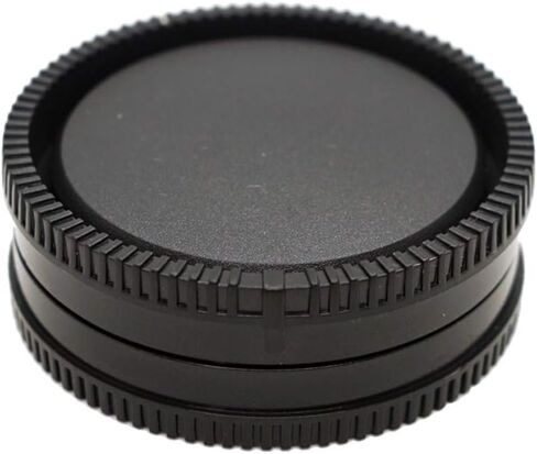Camera Body Cap + Rear Lens Cap Cover Compatible for Sony E-Mount fit A7IV A7RIV A7RIII A7RII A7III A7II A7 A7C A7S A6600 A6500 A6400 A6300 Camera (2 Pack) in Saudi Arabia