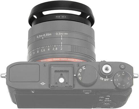 Fotodiox Lens Hood for The Sony Cyber-Shot DSC-RX1/RX1R/RX1R II, Dedicated Metal Bayonet Lens Hood for The Sony RX1, RX1R, RX1RII Digital Cameras; Hood Minimizes Glare (Replaces Sony LHP1) in Saudi Arabia