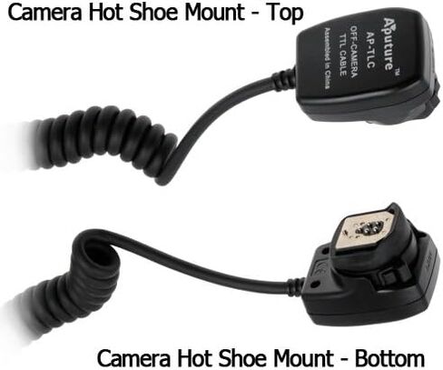 Aputure Pro-Grade E-TTL/E-TTL II Off-Camera Hot-Shoe Flash Sync Cable for Canon EOS EF/EF-s Cameras in Saudi Arabia
