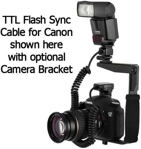 Aputure Pro-Grade E-TTL/E-TTL II Off-Camera Hot-Shoe Flash Sync Cable for Canon EOS EF/EF-s Cameras in Saudi Arabia