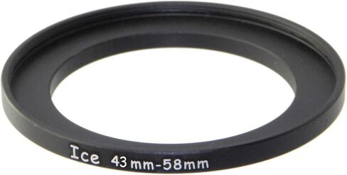 ICE 43mm to 58mm Step Up Ring Filter/Lens Adapter 43 Male 58 Female Stepping in Saudi Arabia