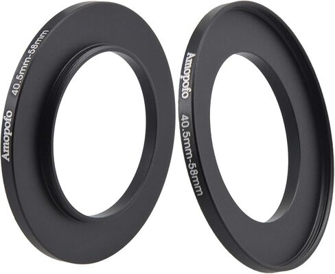 Universal 40.5-58mm/40.5mm to 58mm Step Up Ring Filter Adapter for UV,ND,CPL,Metal Step Up Ring Adapter in Saudi Arabia