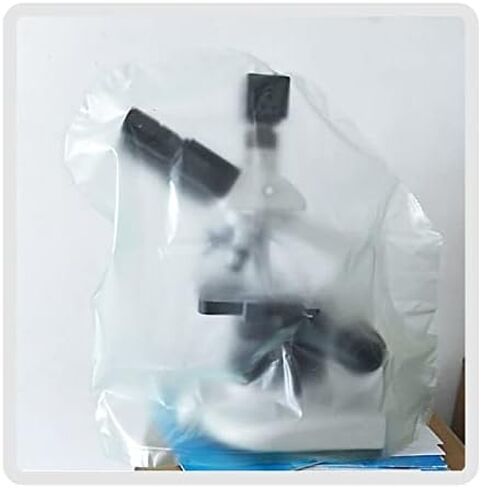 Lab Microscope Accessories Microscope Dust Cover for Stereo Biological Microscope PVC PE Dust Cover Plastic Storage Dust-Proof Protective Pouch (Size : 60X46X43CM) in Kuwait