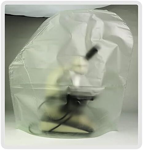 Lab Microscope Accessories Microscope Dust Cover for Stereo Biological Microscope PVC PE Dust Cover Plastic Storage Dust-Proof Protective Pouch (Size : 60X46X43CM) in Kuwait
