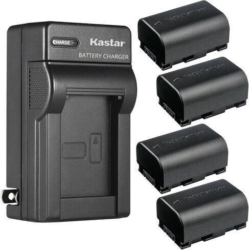 Kastar AC Wall Battery Charger Replacement for JVC GZ-MS250BUS GZ-MS250U GZ-HM30 GZ-HM30BU GZ-HM30U GZ-HM33 GZ-HM35 GZ-HM35U GZ-HM40 GZ-HM50 GZ-HM50U GZ-HM65 GZ-HM300 GZ-HM300BU GZ-HM300BUS in Kuwait