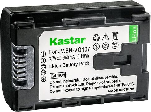 Kastar AC Wall Battery Charger Replacement for JVC GZ-MS250BUS GZ-MS250U GZ-HM30 GZ-HM30BU GZ-HM30U GZ-HM33 GZ-HM35 GZ-HM35U GZ-HM40 GZ-HM50 GZ-HM50U GZ-HM65 GZ-HM300 GZ-HM300BU GZ-HM300BUS in Kuwait