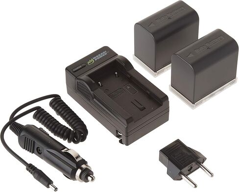 Wasabi Power Battery and Charger Kit for JVC BN-VF823, BN-VF823U and JVC Everio GS-TD1, GY-HM70U, GY-HM100U, GY-HM150U, GZ-HMZ1U, GZ-MG230, GZ-MG255, GZ-MG275, GZ-MG330, GZ-MG335, GZ-MG340, GZ-MG360, GZ-MG365, GZ-MG430, GZ-MG435, GZ-MG465, GZ-MG555, GZ-MG in Saudi Arabia