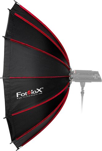 Fotodiox EZ-Pro DLX 24" Collapsible Beauty Dish & Softbox Combination with Bowens Insert & Grid - Silver Reflective Interior & Plate with Double Diffusion in Saudi Arabia