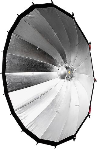 Fotodiox EZ-Pro DLX 24" Collapsible Beauty Dish & Softbox Combination with Bowens Insert & Grid - Silver Reflective Interior & Plate with Double Diffusion in Saudi Arabia