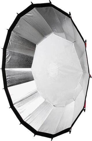 Fotodiox EZ-Pro DLX 24" Collapsible Beauty Dish & Softbox Combination with Bowens Insert & Grid - Silver Reflective Interior & Plate with Double Diffusion in Saudi Arabia