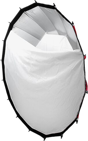 Fotodiox EZ-Pro DLX 24" Collapsible Beauty Dish & Softbox Combination with Bowens Insert & Grid - Silver Reflective Interior & Plate with Double Diffusion in Saudi Arabia