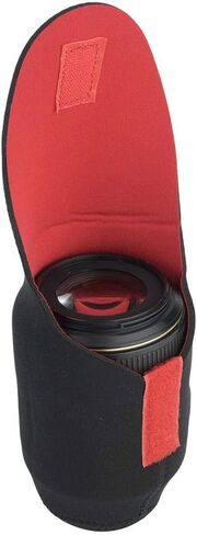 Camera Lens Storage Bag, Lightweight Camera Lens Bag, 5pcs Portable Neoprene Material Hook&Loop Design on The Cap for Photography Lovers in Kuwait