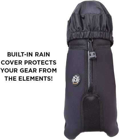 SPIDER HOLSTER – SpiderPro Medium Camera Lens Pouch for Any Belt Featuring One-Handed Zipper Access, Built-in Rain Hood, and Velcro Lens-Cap Tether – Designed to Fit 24-70mm Lens in Saudi Arabia