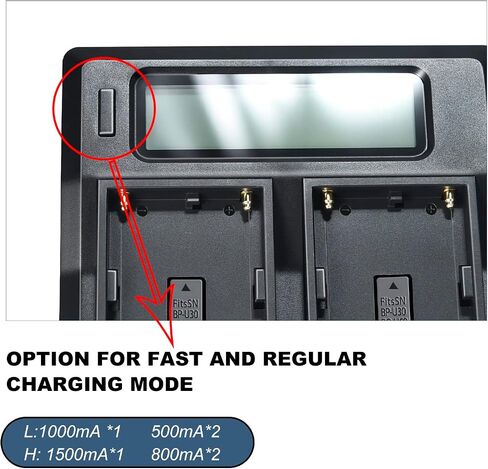 DSTE DC151 Battery Charger Compatible with Sony BP-U60 BP-U30 BP-U90 PMW-EX1 PMW-EX3 in Saudi Arabia