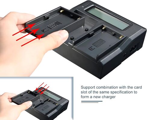 DSTE DC151 Battery Charger Compatible with Sony BP-U60 BP-U30 BP-U90 PMW-EX1 PMW-EX3 in Saudi Arabia