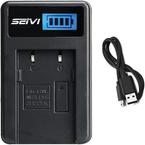 LCD USB Battery Charger for Canon EOS 30D, EOS 40D, EOS 50D Digital SLR Camera in Saudi Arabia