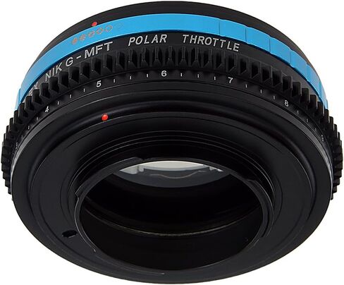 Vizelex Polar Throttle Lens Mount Adapter - Nikon Nikkor F Mount G-Type D/SLR Lens to Micro Four Thirds (MFT, M4/3) Mount Mirrorless Camera Body with Built-in Circular Polarizing Filter in Saudi Arabia