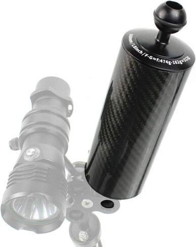 Gazechimp 5 بوصة ذراع الطفو المائي من ألياف الكربون، كرة تعويم مزدوجة، كاميرا غوص بذراع عائمة، صينية غوص تحت الماء، 60 مم in Kuwait