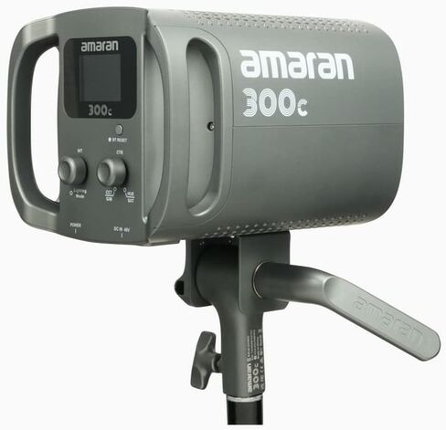 Aputure Amaran 300C RGBWW Full Color LED Video Light,300W Bi-Color 2500K to 7500K Bowens Mount Continuous Light Bluetooth App Control 9 System FX DC/AC Power Supply Silent Fan in Saudi Arabia