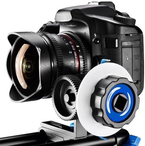 CowBoyStudio Follow Focus Finder F0 مع حزام ترس ومشبك سريع الفك لـ 15 مم دعم قضيب DSLR in Saudi Arabia