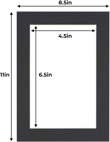 حصيرة مقاس 5 × 7 لإطار مقاس 8.5 × 11 - لوحة حصيرة مسبقة القطع كريمة مزخرفة خالية من الأحماض مقاس 5 × 7 صورة غير لامعة لإطار صورة مقاس 8.5 × 11، لوحة حصيرة ممتازة للصور العائلية، مجموعات العرض، الفن، تأطير الصور، حزمة من 1 حصيرة in Kuwait