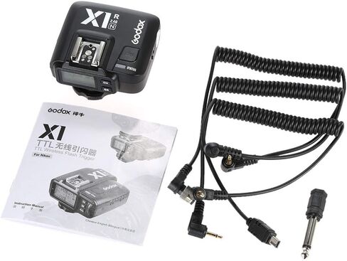Godox X1R-N 2.4G Wireless Receiver Flash Trigger Single Receiver for Nikon DSLR Camera (X1R-N Receiver) in Saudi Arabia