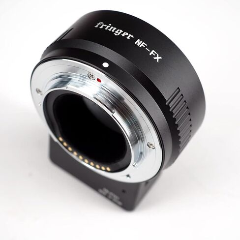 محول عدسة Friringer NF-FX (FR-FTX1) فتحة إلكترونية مدمجة متوافقة مع كاميرات Nikon F إلى Fujifilm X Fuji X-T3 X-T4 X-Pro3 XT30 X-H1 X-T100 X-T200 X-S10 Sigma تامرون… in Kuwait