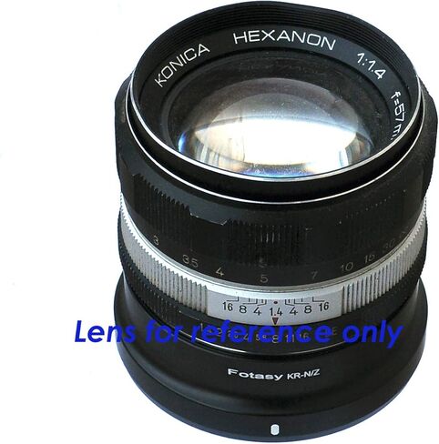 Fotasy Konica AR Lens to Nikkor Z Mount Adapter, KR Lense Z Adapter, KR Z Mount Adapter, Compatible with Nikon Z Mount Mirrorless Camera Z 30 Z 50 Z 5 Z 6 Z 7 Z 6II Z 7II z fc Z 9 in Saudi Arabia