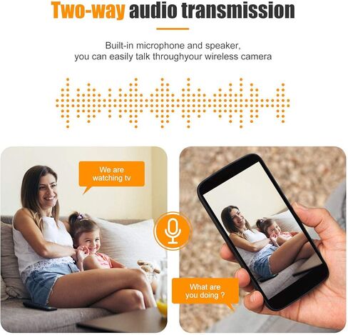 EVERSECU Tuya Smart Security Camera with E26/E27 Connector 1080P Wireless WiFi CCTV PTZ Camera 2-Way Audio/Motion Detection/Auto Tracking/Night Vision(2pcs) in Kuwait