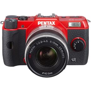 Pentax Q10 Mirrorless Digital Camera with 3-Inch LCD zoom lens kit 12.4MP (RED) (OLD MODEL) in Kuwait