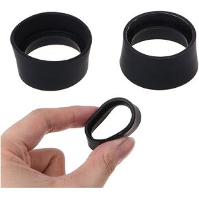 ZTBH Microscope Accessories Kit 2pcs Soft Rubber Eyepiece, 29-30mm Eyepiece Covers for Binocular Microscope Microscope Slides in Saudi Arabia