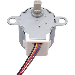 محرك متدرج تيار مستمر 24BYJ48 5V 2W محرك تروس خطوة للتدفئة يهز الرأس حامل جوّال بلاستيكي مروحة يهز رأس المحرك 6 دورة في الدقيقة - (الجهد (فولت): 12 فولت) in Kuwait