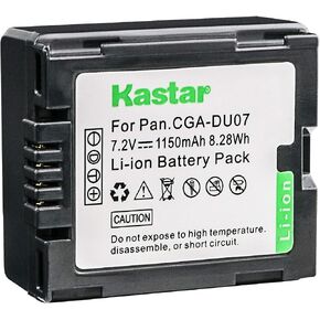 Kastar 2-Pack Battery Replacement for Panasonic VDR-D100, VDR-D105, VDR-D150, VDR-D158, VDR-D160, Panasonic CGADU06, CGRDU06, CGADU07, CGRDU07, CGADU12, CGRDU12, CGADU14, CGRDU14, CGADU21, CGRDU21 in Saudi Arabia